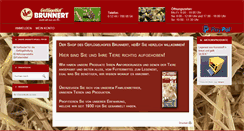 Desktop Screenshot of gefluegelhof-brunnert-shop.de