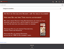 Tablet Screenshot of gefluegelhof-brunnert-shop.de